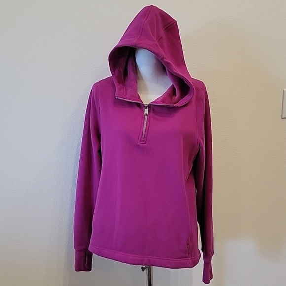 🍃 Athleta womens sweater pull-over hoodie Sz M - Picture 1 of 7